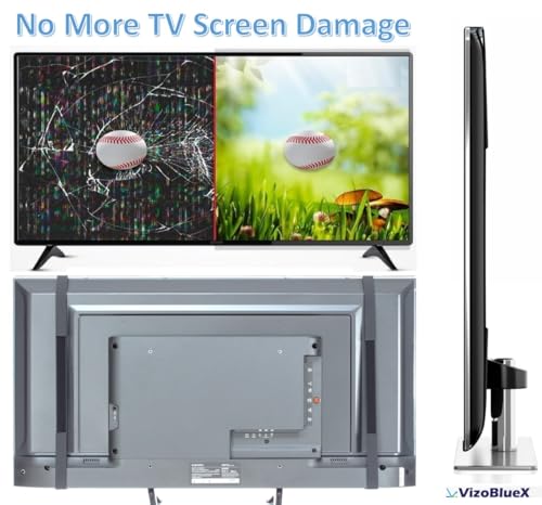 Image of VizoBlueX 65 inch Blue Light and Damage TV Screen Protector. Protection Shield & Anti-Blue Light Filter Blocking UV for LCD LED 4K OLED QLED (57.3 x 32.9 inch)