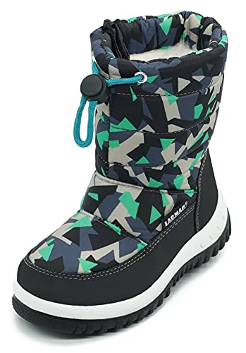 Boys Snow Boots For Girls Shoes Toddler Little Kids Snow Boots Girls Size Cold Weather Waterproof Outdoor Warm Faux Fur Lined Winter Flat Riding Boots Shoes(Toddler/Little Kid) #TOP2