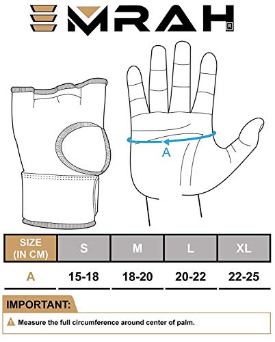 image for EMRAH Pro Boxing Hand Wraps Inner Gloves for Punching Padded Bandages 