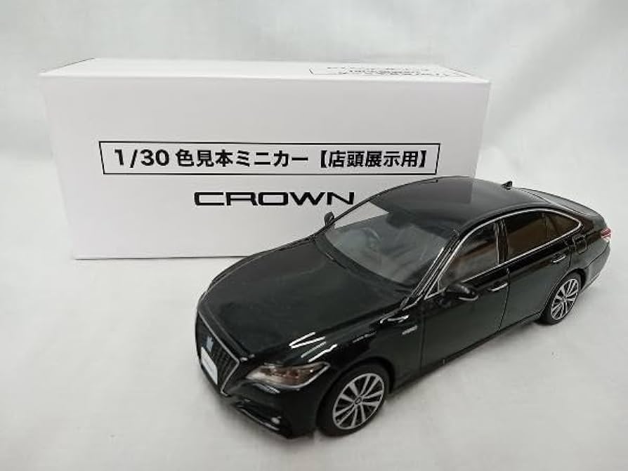 【非売品】CROWN ミニカー 1/30 ブラック／メタル Amazon.co.jp: 1/30 CROWN ブラック : おもちゃ