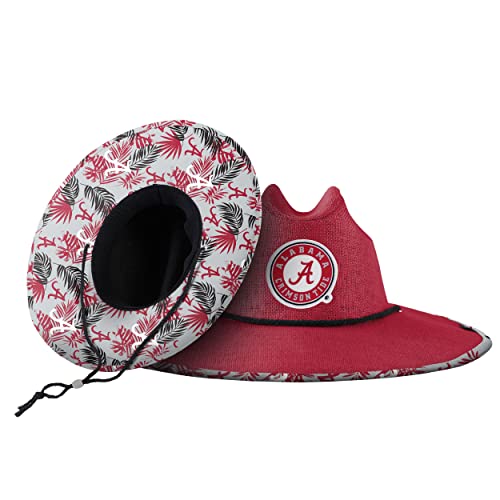 Image of FOCO Alabama Crimson Tide NCAA Team Color Straw Hat