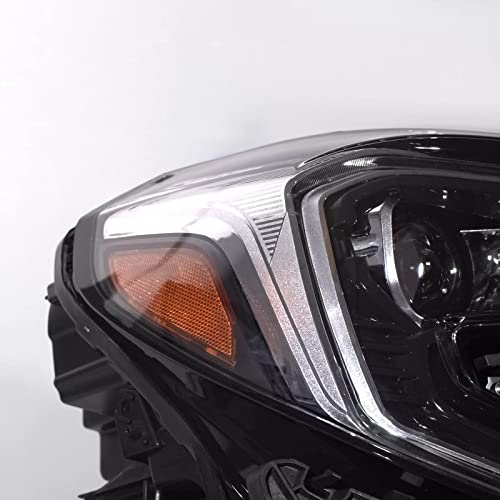 Fione - For Gmc Terrain Headlight Assembly 2018 2019 2020 2021 Xenon Hid Terra Front Headlamp Replacement Dot Certification Passenger Right Side Rt 84815559 Gm2503475 #TOP3