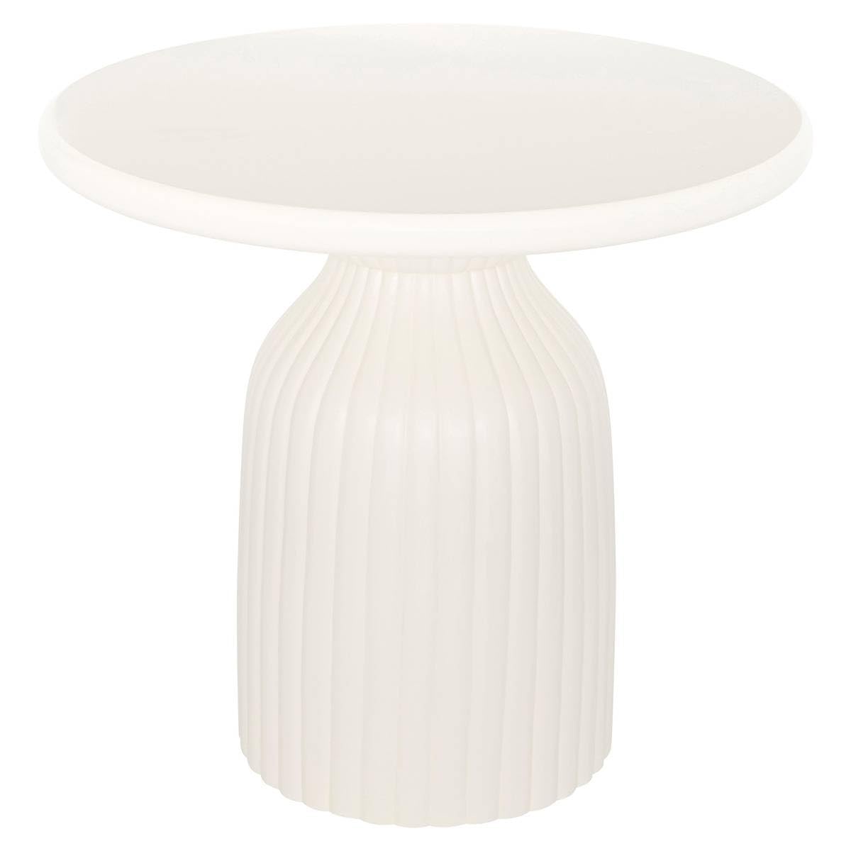 Atmosphera - Table d'appoint mudan Ivoire 55x55x50cm
