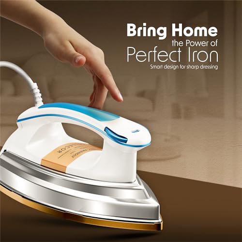 Image of CELLECOR CDIHW10-WH Ironix Dry Iron 1000W |Heating Power| Electric Iron - White