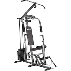 Maquina De Puentes Gym TecTake 800546 Multiestación Maquina de musculación | Módulo de Mariposa | Estribo para piernas | 8x4,5 kg & 1x3,5 kg| Barra - Varios Modelos (Typ 2 | No. 402757)