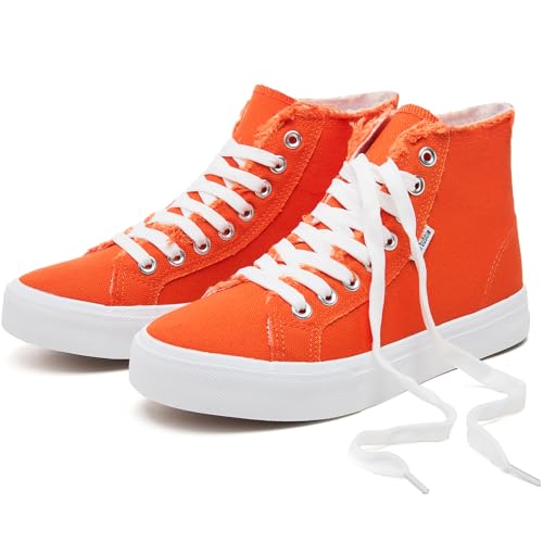 hash bubbie Orange High Top Sneaker