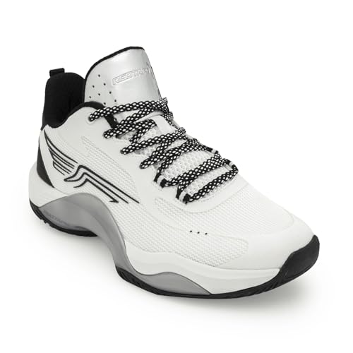 Image of Red Tape Men's Sneakers Blue White Mesh Pu Round Toe Lace-Up