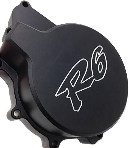 XKMT-Billet Motor Engine Stator Cover Compatible With Yzf R6 Yzf-R6 1999-2002 Black Left Side [B00YYSK91E]