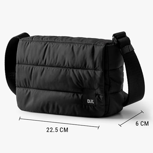 Image of DailyObjects Printed Retreat Sling Crossbody Bag For Girls, Men and Women| Crafted with soft-touch Polyester | One Spacious Main Zippered Compartment and Two Deep Slip Pockets | Detachable Strap