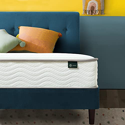 Image of Zinus 6 Inch Foam and Spring Mattress, Twin XL, CertiPUR-US Certified Foams, Mattress in A Box, White