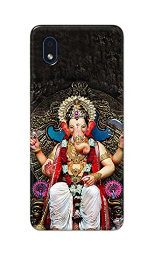 Image of PRINTFIDAA Lord Ganesh Bappa Moriya Vinayaka Printed Designer Hard Back Case Cover for Samsung Galaxy M01 Core /Samsung A01 Core, SM-M013F /DS, SM-A013F /DS -(WY) MVN1010