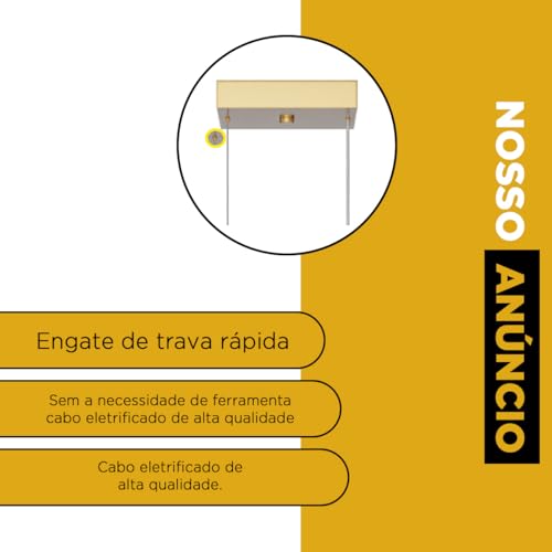 Luminária de Teto Lustre Pendente Jabuticaba com 5 Globos de Vidro 1,5m de Fio Soquete G9 Bivolt (Do