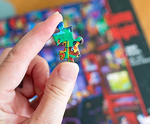 Rompecabezas de 1000 piezas '80s Game Room' con temática pop culture, de Rachid Lotf | Rompecabezas interactivo para niños y adultos, juguetes educativos y juegos | 28 x 20 pulgadas miniatura 5
