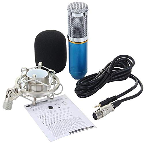 Ficha técnica VejiA Micrófono de grabación de sonido de condensador dinámico con soporte antichoque para radio broadcasting KTV con soporte antichoque - Fernando Cortés