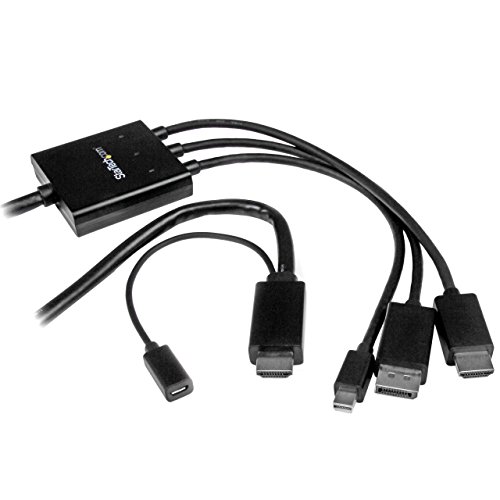 StarTech.com DPMDPHD2HD - Cable conversor HDMI, DP o mini DP a HDMI de 2m