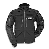 copytec 30189 - giacca tattica softshell justiz sicurezza wache carceri amt stato # 30189 nero m