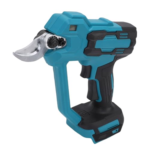 Luocute Sécateur électrique, Sécateur D'arbre sans Fil de Diamètre de Coupe de 30 Mm avec Lames SK5 et écran LCD, pour la Taille des Serres de Vergers de Jardin (sans batterie)