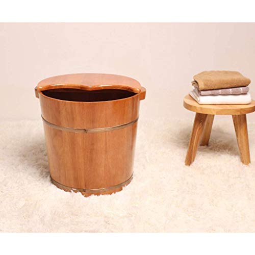 Masajeador Spa de Pies de Madera Maciza Redondo para Hogar miniatura 4