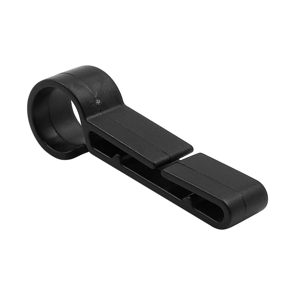 Clip per Casco Antiscivolo a Bordo Stretto 20 Pezzi con Lampada Frontale e Torcia