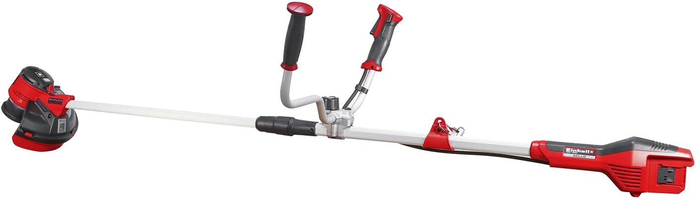 Einhell Power X-Change 36V Cordless Brush Cutter - Powerful Weed Trimmer With Metal Blades, Bump Fed Spool And Harness - AGILLO 36/255 Solo Battery Strimmer (Battery Not Included)