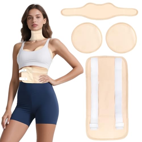 ARMINACO Rizinusöl-Pack - 4-tlg. Bio-Baumw. Set für Leberentgiftung, Hormonbalance & Krämpfe | Auslaufsicheres & wiederverwendbares Kompress-Set für alle | Für Schilddrüse, Bauch & Brust