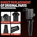HYR Set of 4 Ignition Coil Pack and Iridium Spark Plugs Fit for 2.0L 2.3L 2004-2011 Ford Escape Focus Transit Connect, 2004 2005 Mazda 3 6 Tribute, 2005-2008 Mercury Mariner Replaces FD505