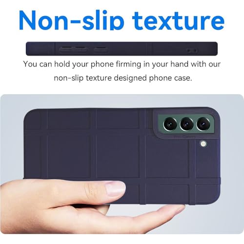 Image of Amazon Brand- Solimo Shockproof Back Case Cover for Samsung Galaxy S22 Pro 5G | 360 Degree Protection | Slim Protective Case | Anti-Scratch Tough TPU Case for Samsung Galaxy S22 Pro 5G (Blue)
