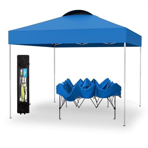 PHI VILLA Outdoor Pop up Canopy 10'x10' Tent Camping Sun ShelterSeries