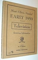 Most-Often-Needed Early 1959 Television Servicing Information: Volume TV-15 B000ZF0GE0 Book Cover