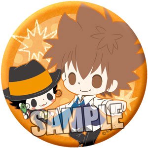 家庭教師ヒットマンREBORN　缶バッジ　ツナ＆リボーン 缶バッジ「家庭教師ヒットマン REBORN！」19/つなぎver. ツナ