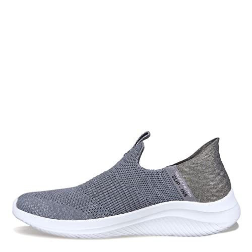 Skechers Sport Women's Women's Hands Free Slip Ins Ultra Flex 3.0 Smooth Step Sneaker, Grey, 5 Wide3