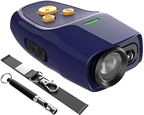 Dog Barking Deterrent Devices with Dog Whistles - Ultrasonic Dog Bark Deterrent - Rechargeable Bark Control Device - Dog Behavior Training Tool Control Devices of 16.4 Ft Effective Control Range