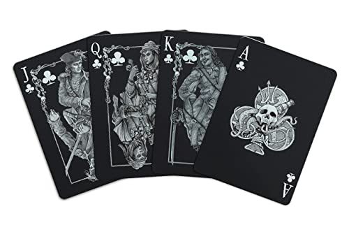 Gents Of Fortune Playing Cards Black Flag Edition Waterproof Gent Supply #TOP6