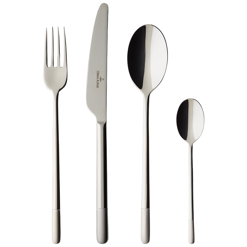 Villeroy & Boch 12-6353-9030 Ella satynowane sztućce stołowe, 24-częściowy