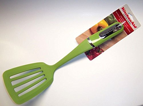 KitchenAid Cooks Series Green Apple 14 Nylon Slotted Turner
