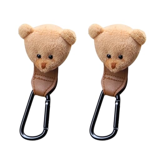 2 ganchos antideslizantes para cochecito de bebé, organizador para bolsa de pañales, bolso de mamá, bonito gancho para cochecito de bebé