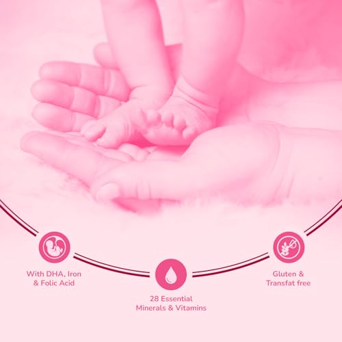 Image of PRO NUTRINE Mom Protein Powder for Pregnant Women | Chocolate Protein for Women | Sugar-Free Maternal Nutrition for Pregnancy & Breastfeeding | Premium Whey Protein for Lactating Mothers - 400g
