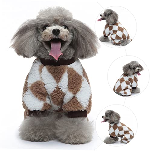 Yardwe 4 Pcs roupas para animais de estimação cachorro pijama de inverno cachorro de estimação prese