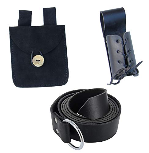 Armory Replicas Medieval Conventional Knights Belt with Pouch Frog Set2