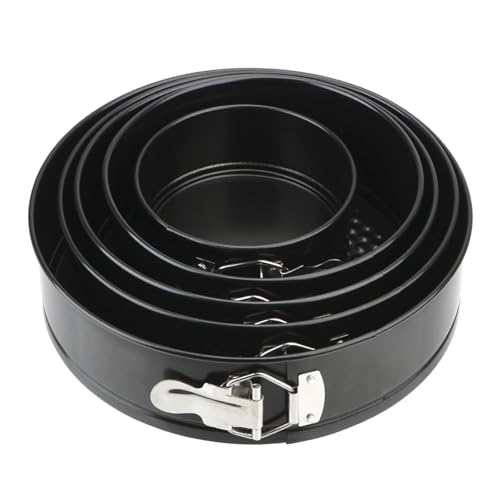Poêle à gâteau ronde en acier au carbone robuste et durable