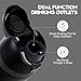 Ruzkq Replacement Lid for Owala Freesip, Compatible with Owala Cup 16oz 24oz 32oz 40oz, One Button Water Bottle Top Lid Replacement Accessory, Leakproof, BPA-Free, Black