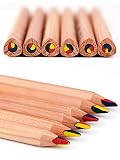 Se puede divertir con estos lápices girando cuando se dibuja o escribe, para crear varios colores en una sola entidad. A los fans de los lápices les encantaría, ya que les permitirá todavía utilizar un lápiz para algunas notas informales y coloridas escribbles. Se puede utilizar en papel de color oscuro para permitir que las marcas se muestren.