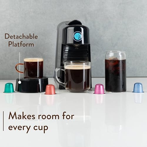 Image of Blue Tokai Coffee Roasters Maven - Espresso Coffee Pod Machine - Black | 20 Bar Pressure | Portable & Features Sleek Design | Compatible with Nespresso Pods | Perfect for Espresso & Creamy Cappuccino