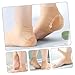 Vaguelly Heel Protective Cover Heel Cushion for Women Men 2 Pairs of Foot Moisture Socks Ankle Support Socks for Plantar Anti-Slip