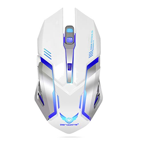 EEEKit Wireless Optical Gaming Mouse w/USB Receiver, 7 Color Changing Wireless Laptop Mouse