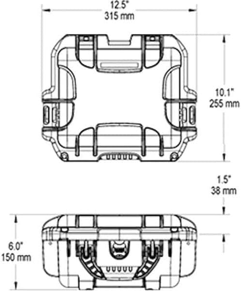 NANUK 905 Waterproof Hard Case Empty - Orange - Image 3