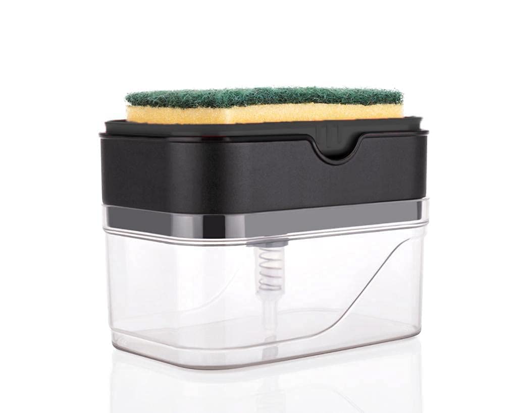Ayansh Trader Store 2 in 1 Soap Dispenser for Kitchen Sink/Dishwasher Liquid Holder-image-32