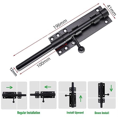 Litensh Chiavistello scorrevole per cancello