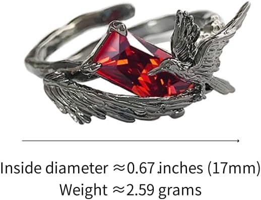 Image of figurine 3Pcs Gothic Rings, Rings for Man, Gothic Jewellery for Men and Women, Dark Aesthetic Rings for Daily Goth Fashion and Music Events