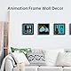 Divoom Pixoo Pixel Art Digitaler Bilderrahmen, Programmierbares 16 * 16 RGB LED Panel, Smart Clock mit Social Media Benachrichtigung, 7.18 Zoll Home Dekor Kalender Uhr, Gaming Gadgets (Schwarz)